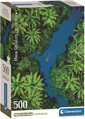 CLEMENTONI Puzzle Řeka v tropické džungli 500 dílků
