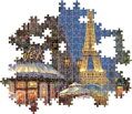 CLEMENTONI Puzzle Paříž - Kavárna u Eiffelovi věže 500 dílků