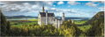 CLEMENTONI Panoramatické puzzle Zámek Neuschwanstein 1000 dílků