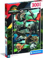 CLEMENTONI Puzzle Jurský svět SUPER 300 dílků