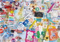 EDUCA Puzzle Cestovní koláž 1000 dílků