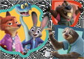 EDUCA Puzzle Zootropolis 2, 4v1 (50,80,100,150 dílků)