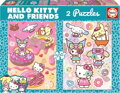 EDUCA Puzzle Hello Kitty s přáteli: Donuty 2x500 dílků
