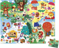 JANOD Puzzle v kufříku Čtyři roční období 36 dílků