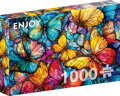 ENJOY Puzzle Motýlí extravagance 1000 dílků