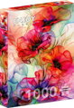 ENJOY Puzzle Pestrobarevné květinové vlny 1000 dílků