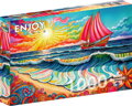 ENJOY Puzzle Plavba při východu slunce 1000 dílků