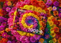ENJOY Puzzle Květinový vír 1000 dílků