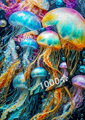 ENJOY Puzzle Záře medúzy 1000 dílků