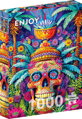 ENJOY Puzzle Lebka džungle 1000 dílků