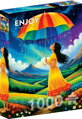 ENJOY Puzzle Duhový deštník 1000 dílků