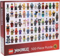 CHRONICLE BOOKS Puzzle LEGO: Ninjago minifigurky 500 dílků