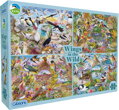 GIBSONS Puzzle RSPB: Křídla v divočině 4x500 dílků