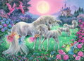 RAVENSBURGER Puzzle Magičtí jednorožci 2, 4x100 dílků