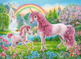 RAVENSBURGER Puzzle Magičtí jednorožci 2, 4x100 dílků