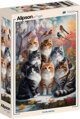 ALIPSON Puzzle Kočičí zima 1000 dílků