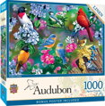 MASTERPIECES Puzzle Audubon: Koláž zpěvných ptáků 1000 dílků