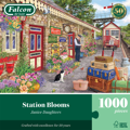 FALCON Puzzle Květy na železniční stanici 1000 dílků