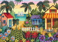 RAVENSBURGER Puzzle USA Jigsaw Nationals: Tropická atmosféra 500 dílků