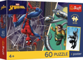 TREFL Puzzle Premium Plus Kids Spiderman: Hrdinové 60 dílků