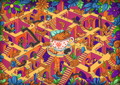 TREFL Puzzle Premium Plus The Impossible Maze: Šťastní jezevčíci 500 dílků