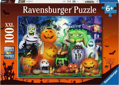 RAVENSBURGER Puzzle Halloweenská zábava XXL 100 dílků