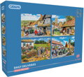 GIBSONS Puzzle Denní dodávky 4x500 dílků