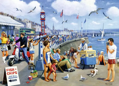 RAVENSBURGER Puzzle Happy Days č.8: Dovolená 4x500 dílků