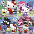 EDUCA Puzzle v kufříku Hello Kitty 4v1 (12,16,20,25 dílků)