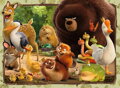 RAVENSBURGER Puzzle Na skok do divočiny XXL 100 dílků