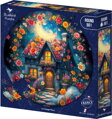 BLUEBIRD Kulaté puzzle Květinová chaloupka 501 dílků