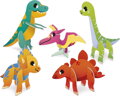 EDUCA Moje první 3D puzzle Dinosauři 5v1 (3,3,3,4,5 dílků)