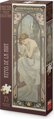 DINO Panoramatické puzzle Alfons Mucha – Odpočinek noci 75 dílků