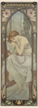 DINO Panoramatické puzzle Alfons Mucha – Odpočinek noci 75 dílků