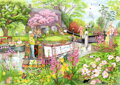 RAVENSBURGER Puzzle Cosy Café Collection č.4: Říční kavárna 1000 dílků