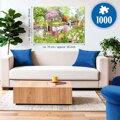 RAVENSBURGER Puzzle Cosy Café Collection č.4: Říční kavárna 1000 dílků