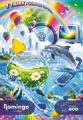 TREFL Puzzle Flamingo: Internetový chaos Y2K 600 dílků