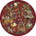 GIBSONS Kulaté puzzle Art File: Zimní příběh 500 dílků