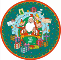 RAVENSBURGER Kulaté puzzle Tajný svět Santa Clause 500 dílků