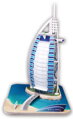 CUBICFUN 3D puzzle Burj al Arab 46 dílků