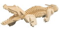 WOODEN TOY , WCK 3D puzzle Krokodýl