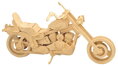 WOODEN TOY , WCK 3D puzzle Motorka Harley Davidson