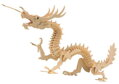 WOODEN TOY , WCK 3D puzzle Drak