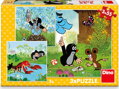 DINO Puzzle Krtek a kalhotky 3x55 dílků