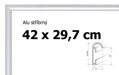 BFHM Hliníkový rám na puzzle 42x29,7cm A3 - stříbrný