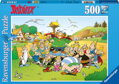 RAVENSBURGER Puzzle Asterix a Obelix: Vesnička 500 dílků