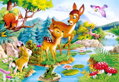 CASTORLAND Puzzle Koloušek (Srneček) 120 dílků