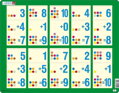 LARSEN Puzzle Sčítání do deseti II 10 dílků