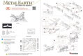 METAL EARTH 3D puzzle Letoun de Havilland Tiger Moth