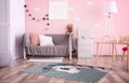 Dětský kusový koberec Kids 590 pink